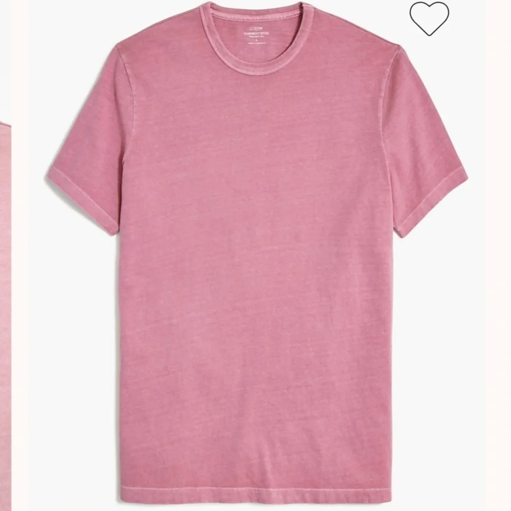 J crew faded wine Garment-dyed tee